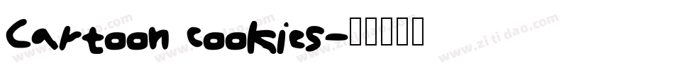 Cartoon cookies字体转换